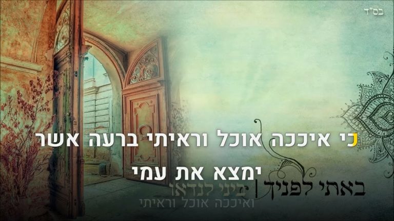 קריוקי יהודי - ביני לנדאו • באתי לפניך 🎤 קריוקי