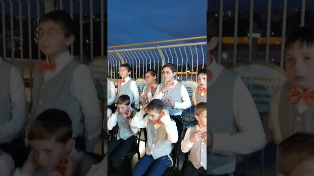 Pirchei Shomayim Choir פרחי שמים מאחורי הקלעים