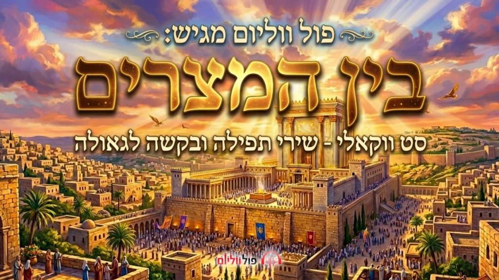 פול ווליום מגיש | סט ווקאלי בין המצרים תשפ"ו | שירי גאולה ותפילה 🎧 | האזינו