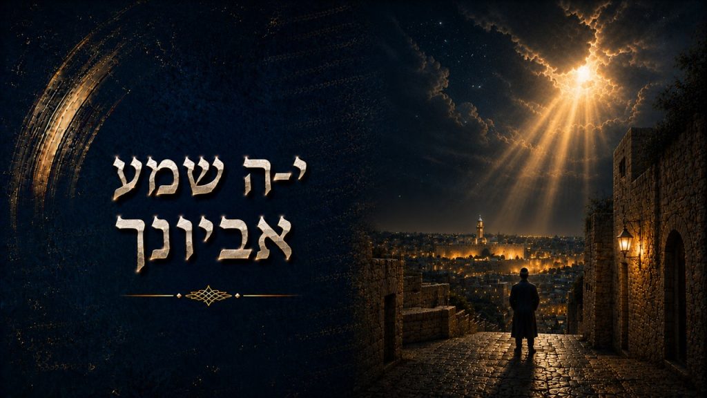 שביל הניגון - 🕍 י-ה שמע אביונך | ניגון תחינה מרגש