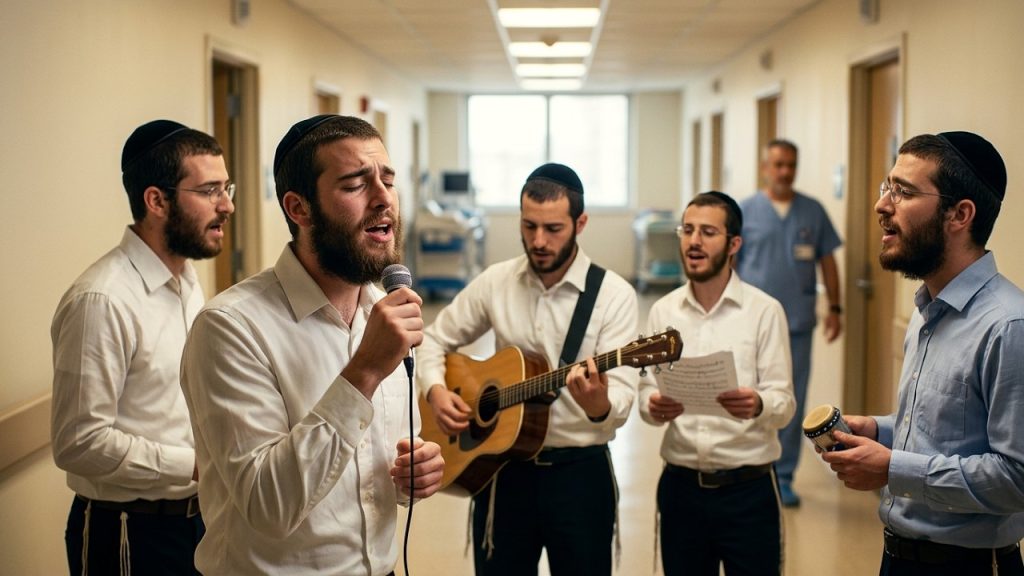 צדיקים | מתנדבים בבית חולים בביצוע השיר "השיבנו" בבין הזמנים | צפו