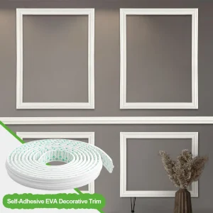 1 Rolle Flexibler Selbstklebender EVA - Wandleistenprofil, Abziehen und Aufkleben 3D - Dekorative Bordürenleiste für Türrahmen, Decke, Heim - DIY - AliExpress 15