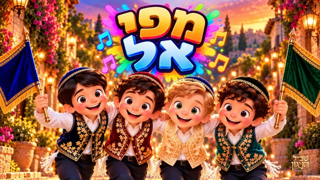 🎉 מפי אל | הביצוע שהילדים לא יפסיקו לשיר 🎶 | קליפ אנימציה לשמחת תורה – שביל הניגון