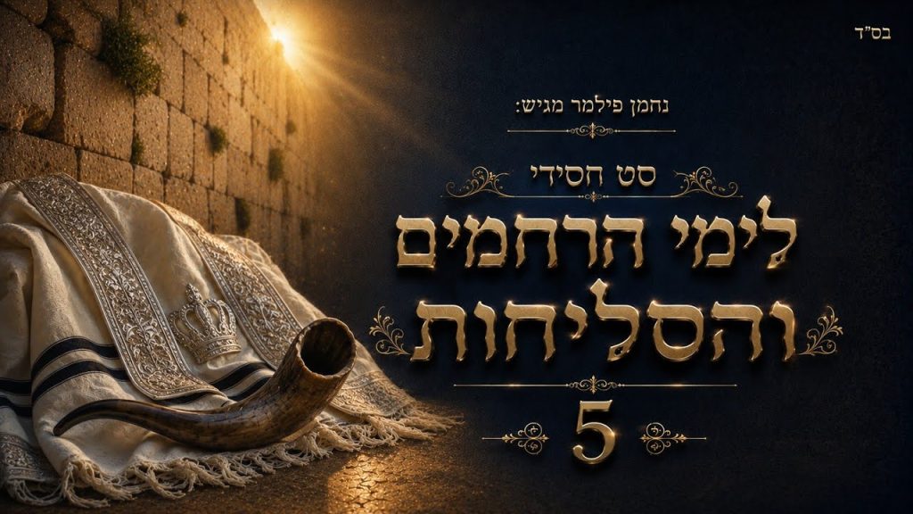 נחמן פילמר מגיש | סט חסידי לימי הרחמים והסליחות 5 – השירים המרגשים לאלול וימים נוראים | האזינו